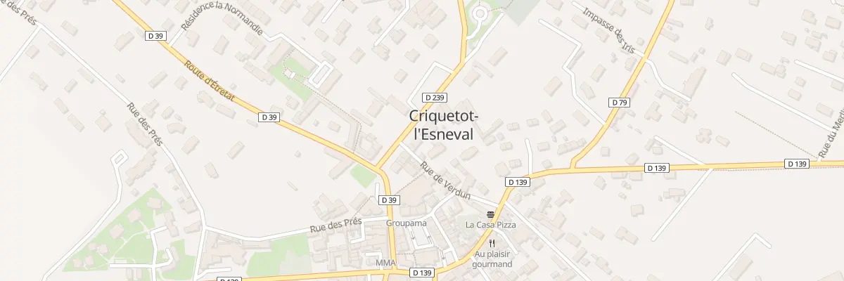 Plan du 2 Av du Docteur Aubry à Criquetot-l’Esneval
