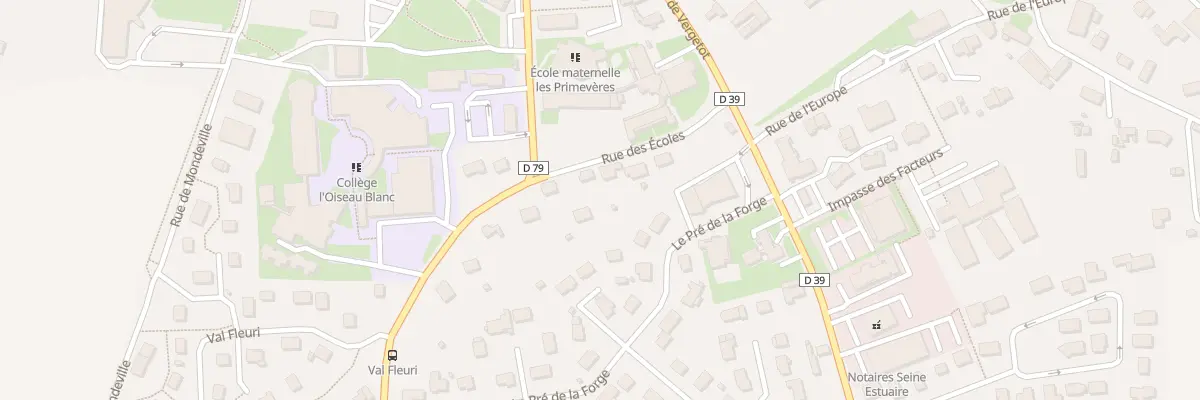 Plan du 5 Rue des Ecoles à Criquetot-l’Esneval
