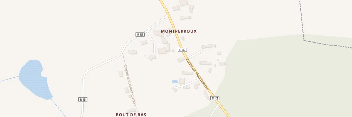 Plan du 1140 Rte de Montperroux à Essay
