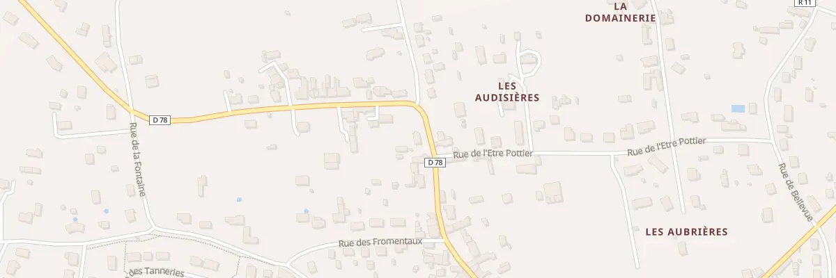 Plan du 44 Rue du Docteur Renaud à Aubigné-Racan