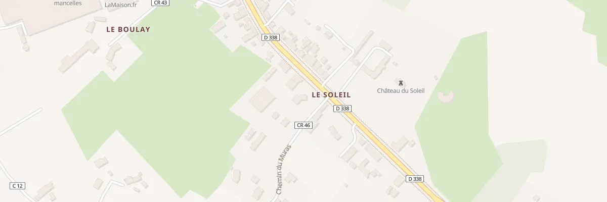 Plan du 2 Che du Muras à Écommoy