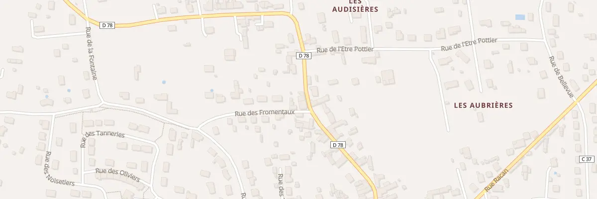 Plan du 34 Rue du Docteur Renaud à Aubigné-Racan