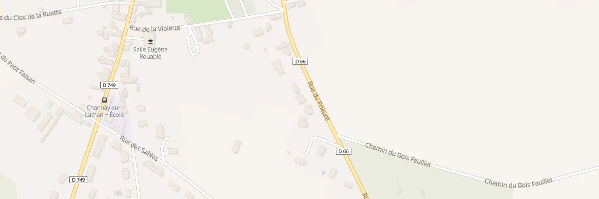 Plan du 17 Rue du Prieuré à Channay-sur-Lathan