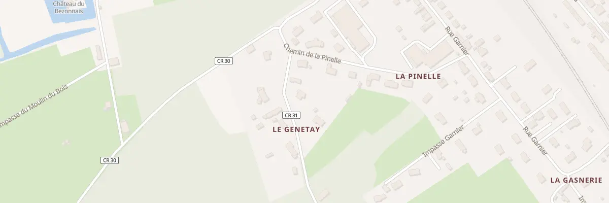 Plan du 57 Che du Genetay à Écommoy