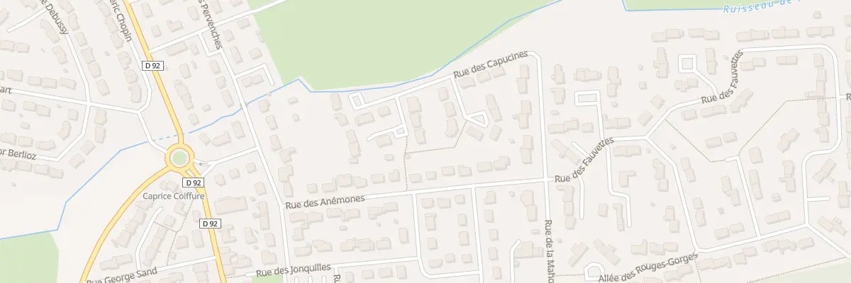Plan du 13 Rue des Capucines à Ruaudin