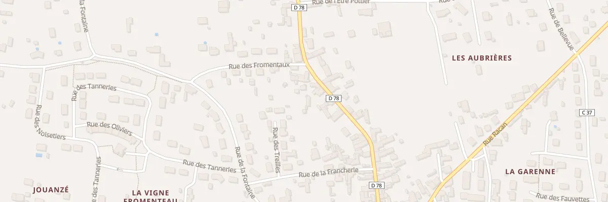 Plan du 28B Rue du Docteur Renaud à Aubigné-Racan
