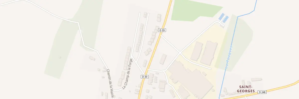 Plan du 68 Champ de la Forge à Pontchardon