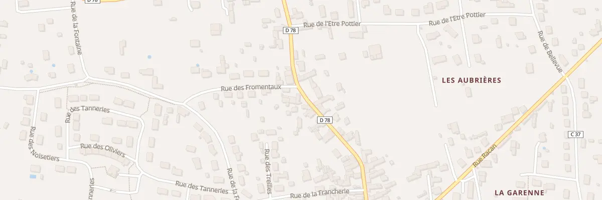 Plan du 30 Rue du Docteur Renaud à Aubigné-Racan