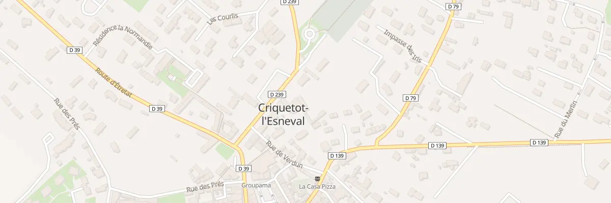 Plan du 10 Av du Docteur Aubry à Criquetot-l’Esneval