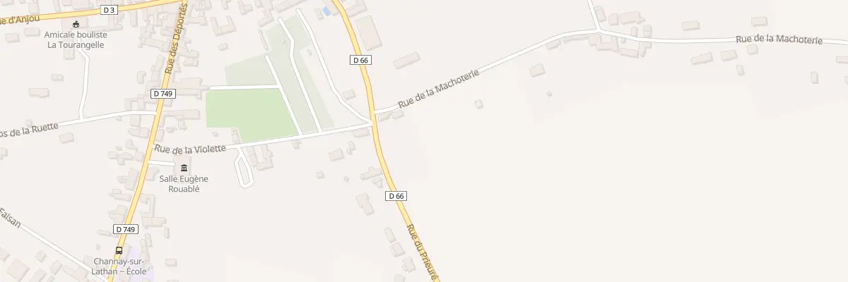Plan du 16 Rue du Prieuré à Channay-sur-Lathan