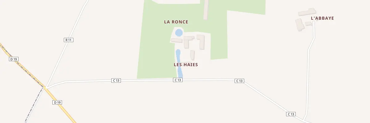 Plan du 5067 La Ronce à Courgains