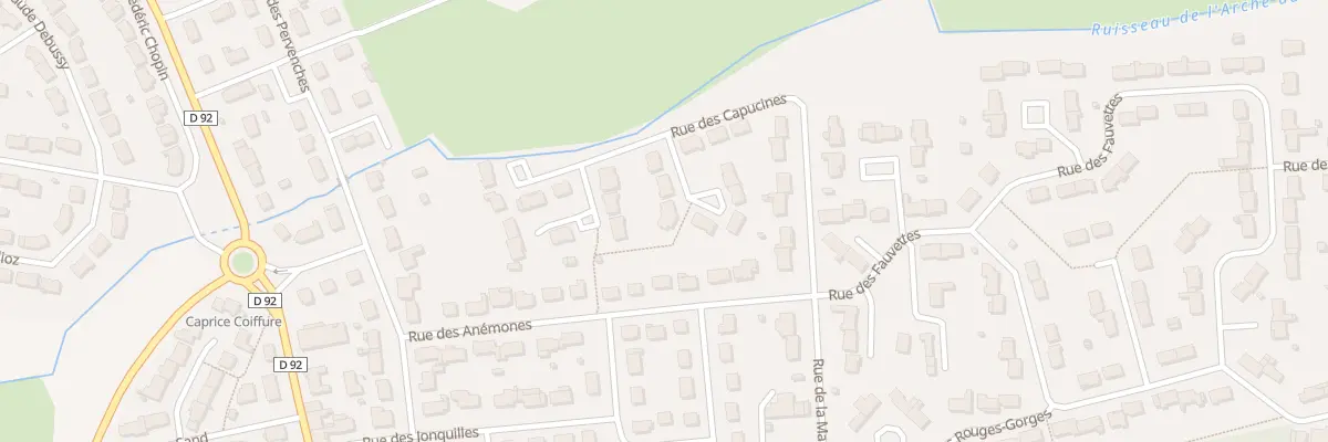 Plan du 8 Rue des Capucines à Ruaudin