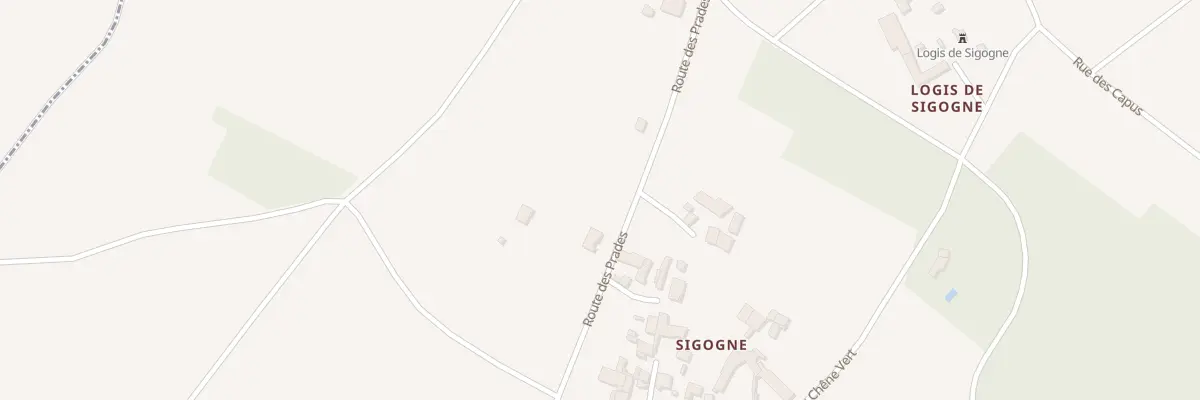 Plan du 336 Rte des Prades à Coulgens