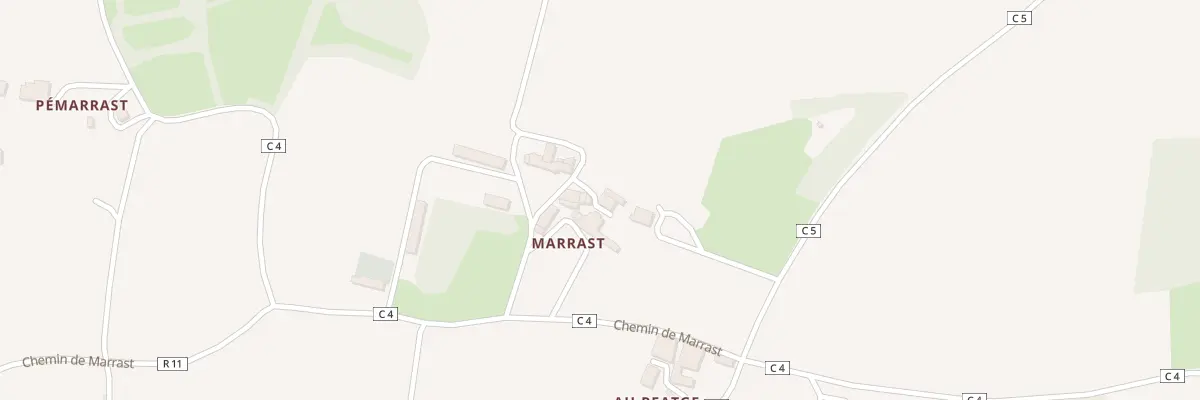 Plan du 5055 A Marast à Lauraët