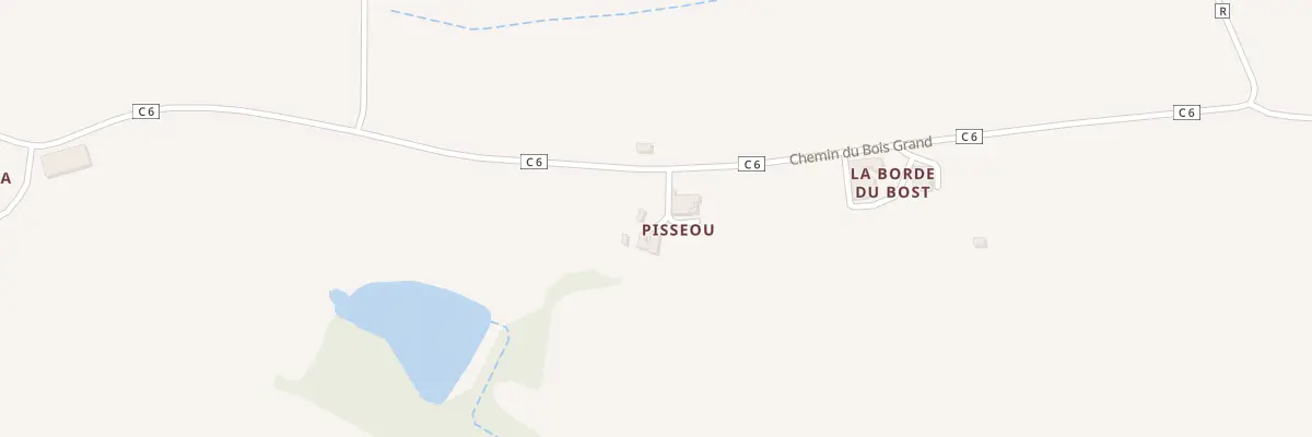 Plan du 5272 Pisseou à Bassoues