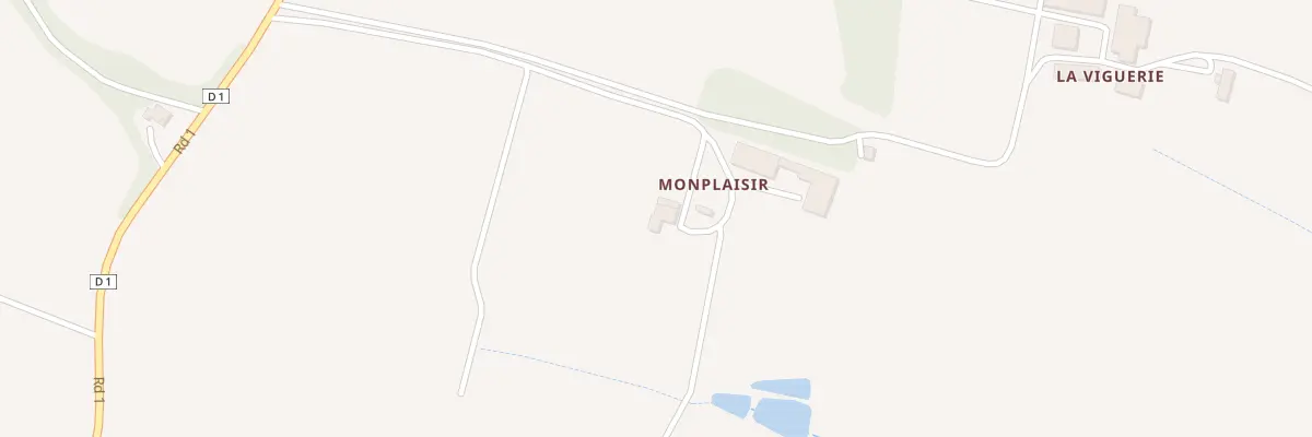 Plan du 2325 D 1 à Préneron
