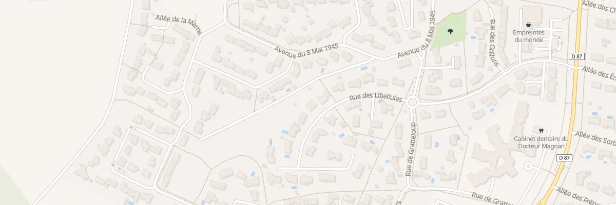 Plan du 14 Rue des Libellules à Vouneuil-sous-Biard