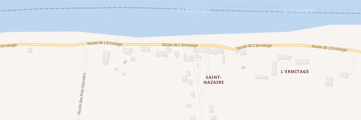 Plan du 7 Le Bourg de Saint Nazaire à Saint-Avit-Saint-Nazaire
