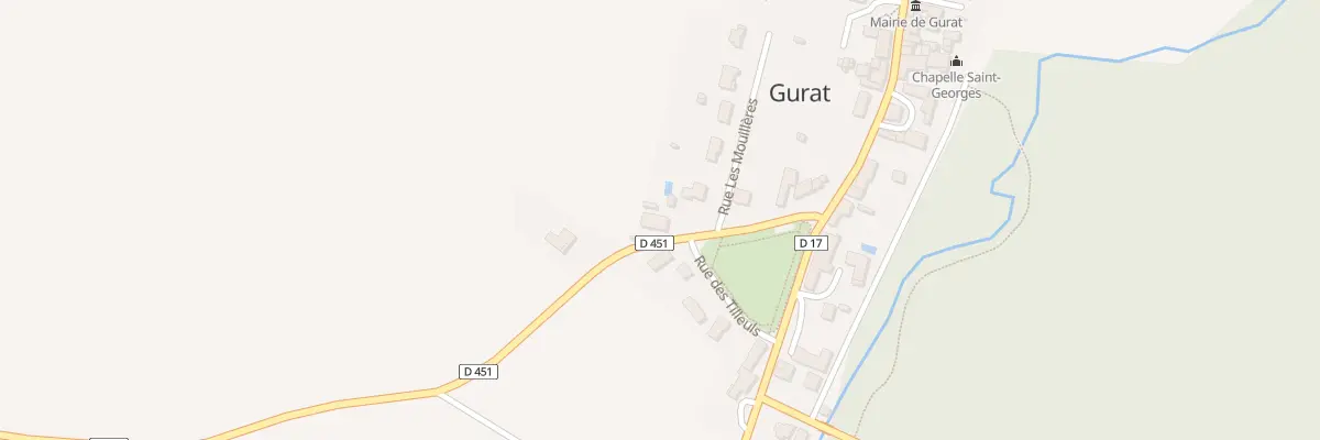 Plan du 5022 Le Bourg à Gurat