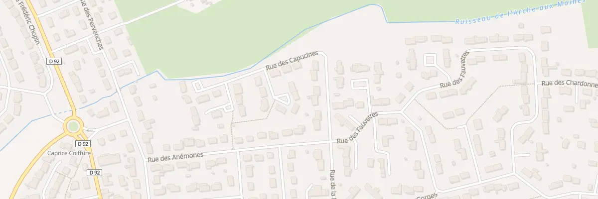 Plan du 5 Rue des Capucines à Ruaudin