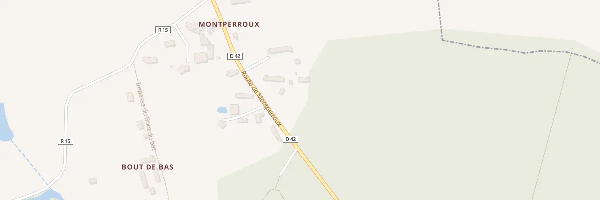 Plan du 1249 Rte de Montperroux à Essay