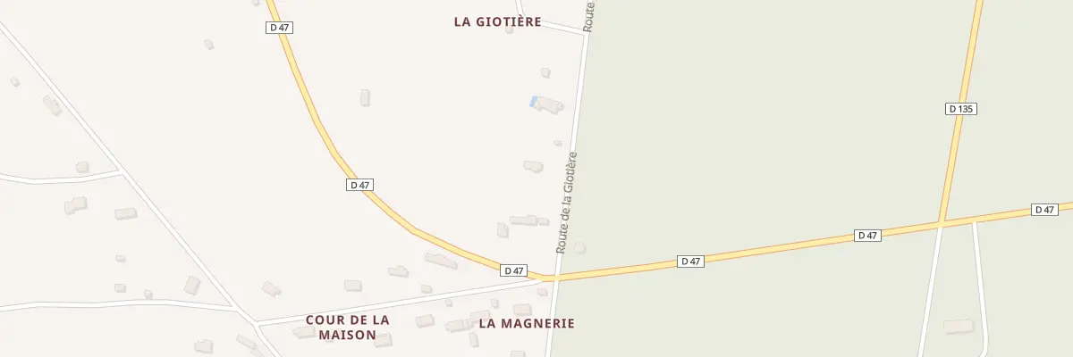 Plan du 83 Rte de la Giotiere Fervaques à Livarot-Pays-d’Auge