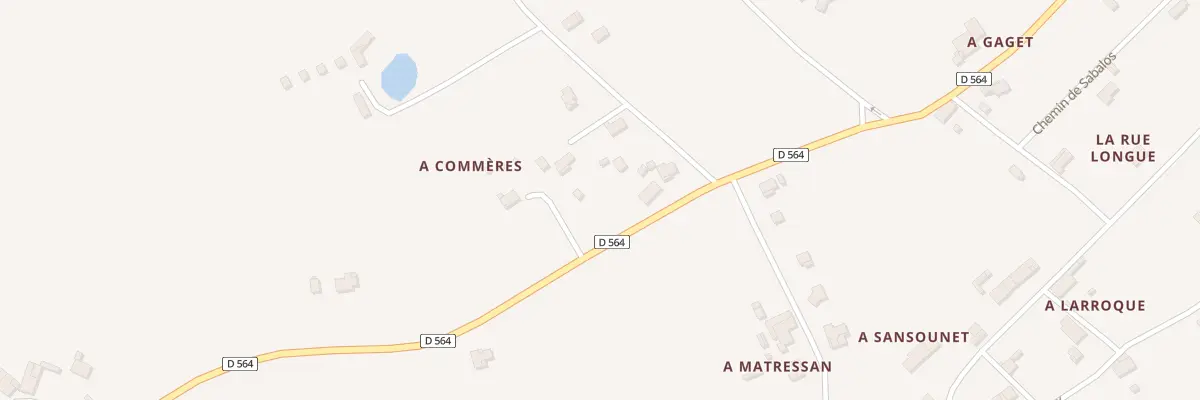 Plan du 620 Rte de Monpardiac à Tillac