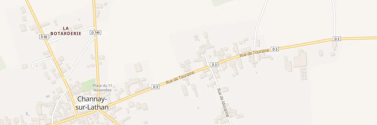Plan du 18 Rue de Touraine à Channay-sur-Lathan