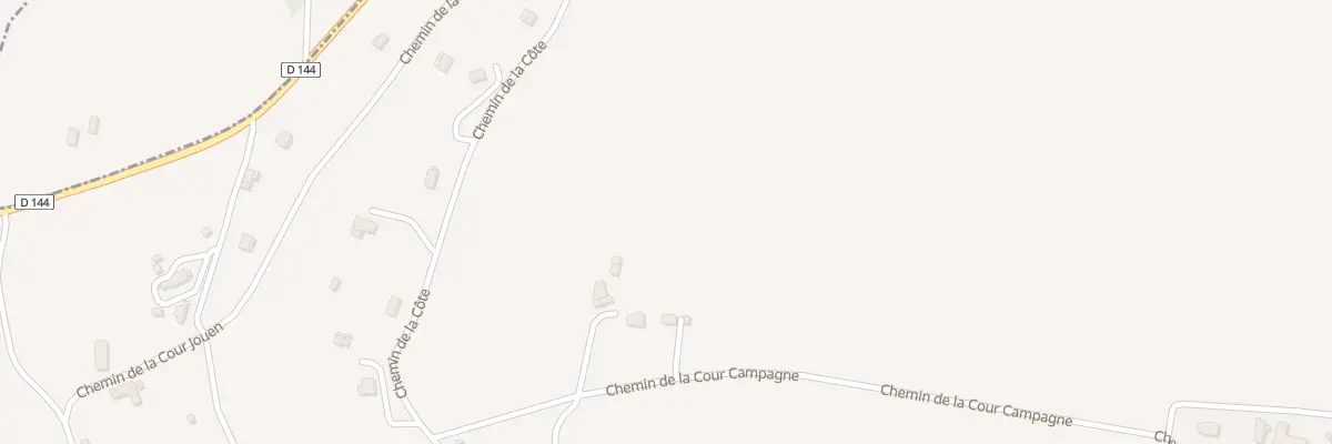 Plan du 638 Chem de la Cour Campagne à Genneville