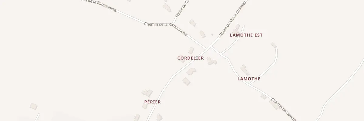 Plan du 33 Rue de l’Ecole à Birac-sur-Trec