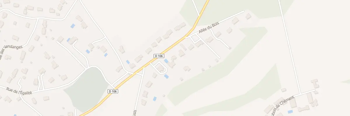 Plan du 5859 La Croix Blanche à Garat