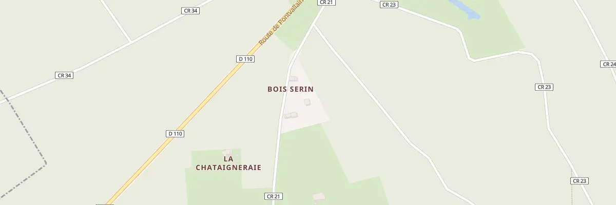 Plan du 207 Che de Bois Serin à Écommoy