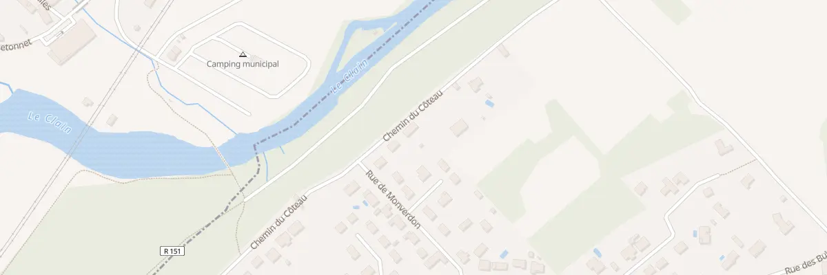 Plan du 13 Rue du Coteau à Château-Larcher