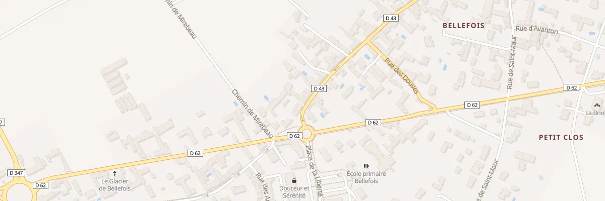 Plan du 6 Rue de Vendeuvre à Neuville-de-Poitou