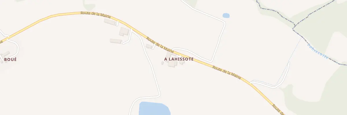 Plan du 5020 A Lahissote à Pallanne