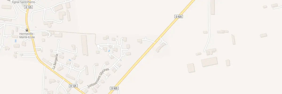 Plan du 628 Rte du Havre à Hermeville