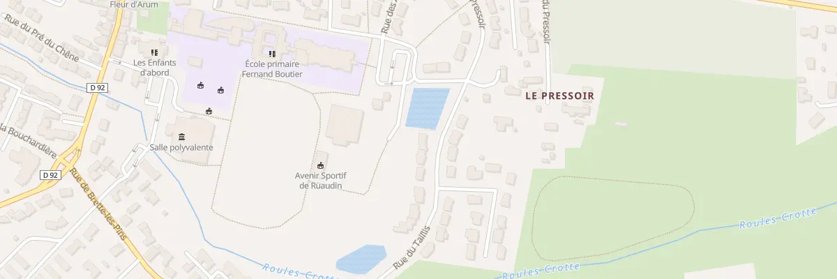 Plan du 23 Rue du Taillis à Ruaudin