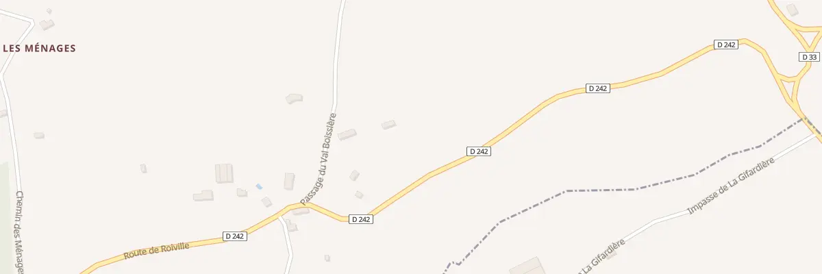 Plan du 90 Pas du Val Boissière à Sap-en-Auge