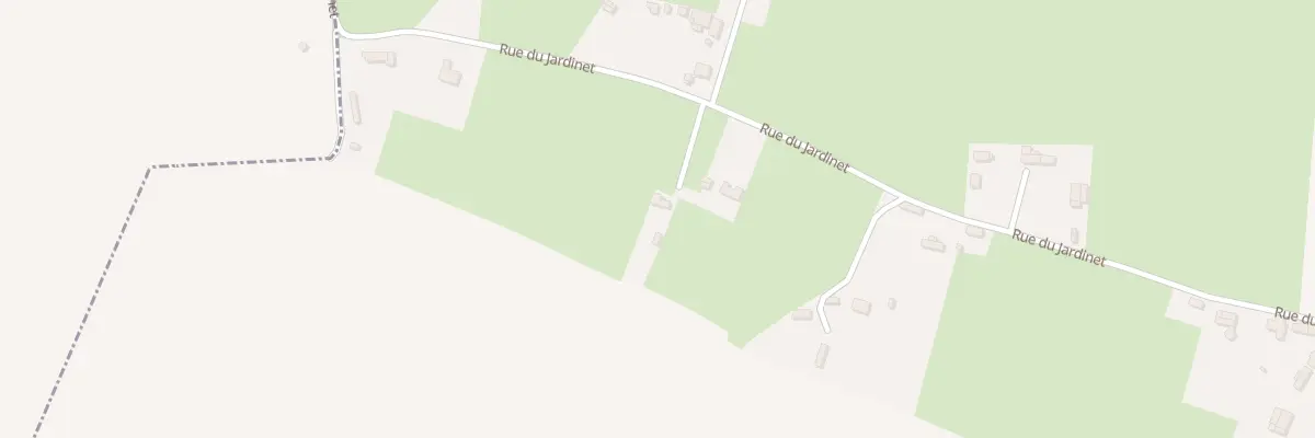 Plan du 883 Rue du Jardinet aux Loges