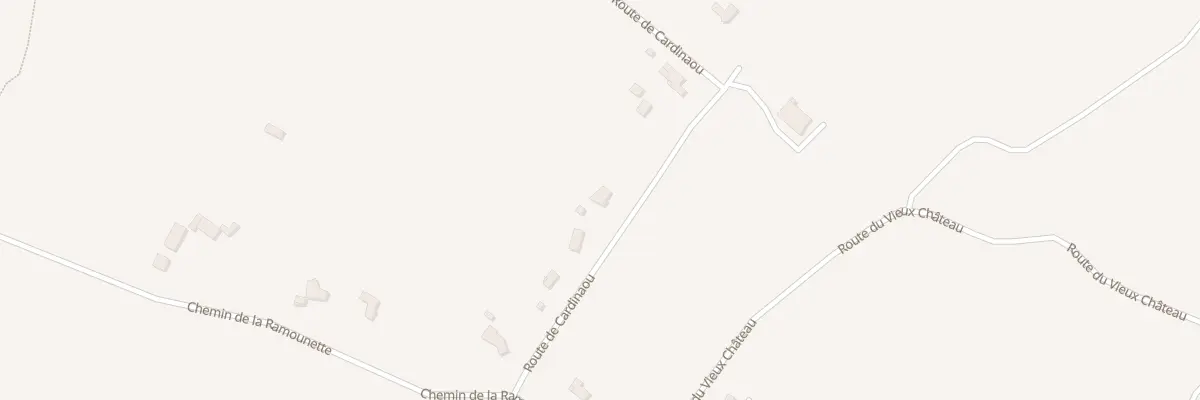 Plan du 7 Rte de Cardinaou à Birac-sur-Trec