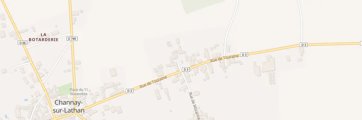 Plan du 26 Rue de Touraine à Channay-sur-Lathan