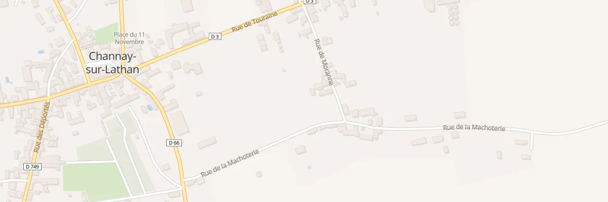 Plan du 8 Rue de la Machoterie à Channay-sur-Lathan