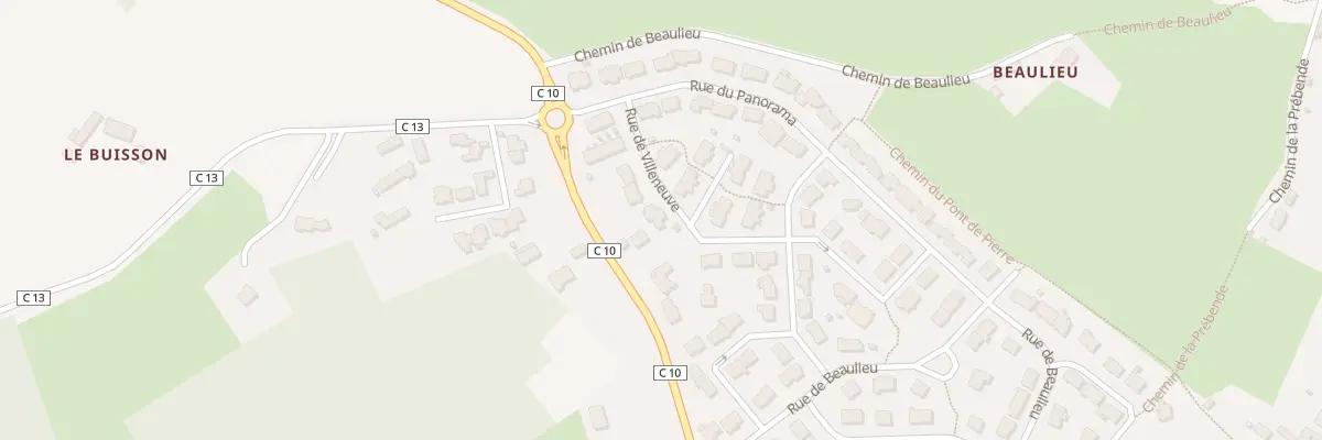 Plan du 10 Rue de Villeneuve à Yvré-l’Évêque