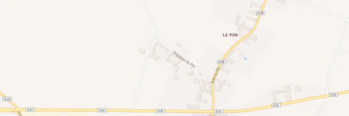 Plan du 1 Imp du Pin à Pouant