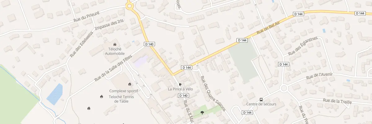 Plan du 5B Rue de Bel Air à Teloché