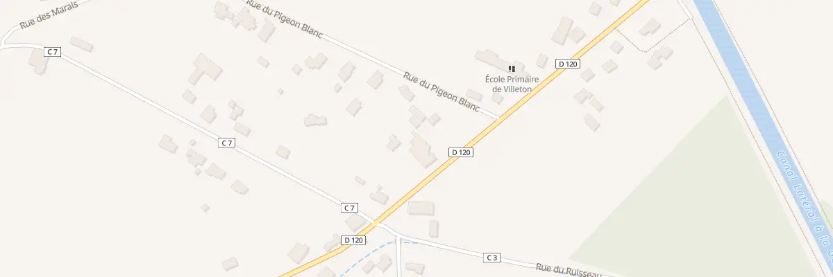 Plan du 802 Rte de Casteljaloux à Villeton