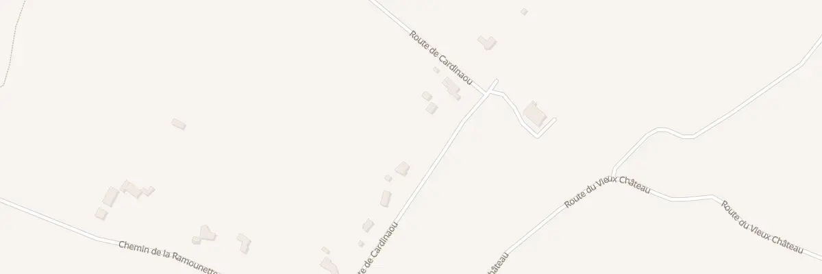 Plan du 9 Rte de Cardinaou à Birac-sur-Trec