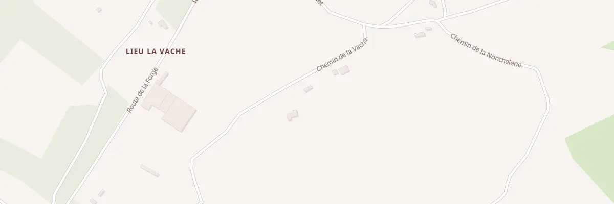 Plan du 165 Che de la Vache à Fauguernon