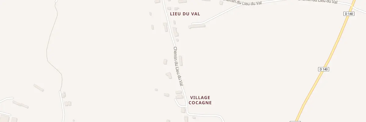 Plan du 691 Chem Lieu du Val à Genneville