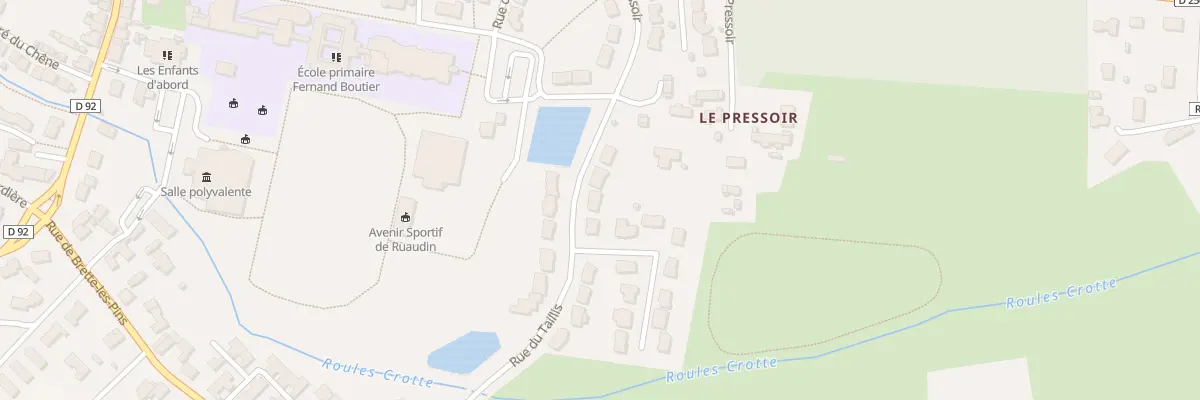 Plan du 24 Rue du Taillis à Ruaudin